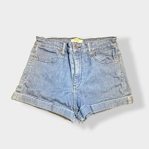 ** Forever 21 Denim Short Shorts Mid-Rise sz 25 / 2 XS
